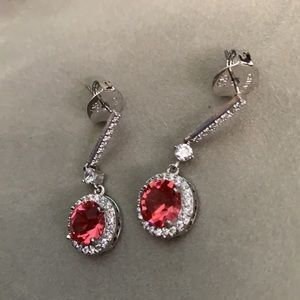 RIVKA FRIEDMAN
CZ Round Halo Drop Stud Earrings